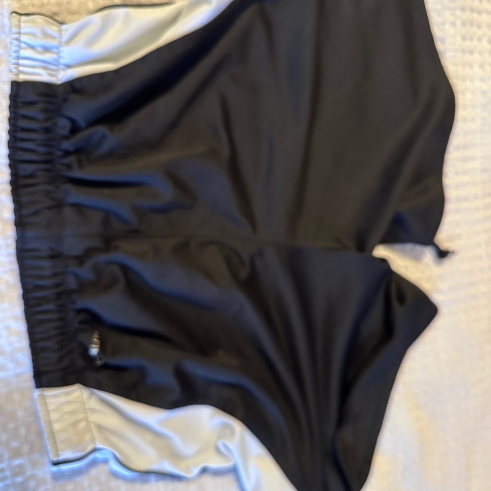 Adidas Black and White Climalite Shorts
